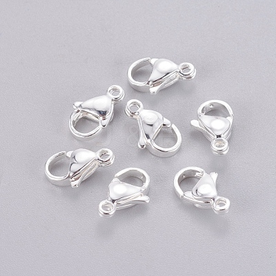 304 Stainless Steel Lobster Claw Clasps STAS-E464-21C-S-1