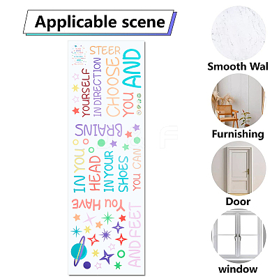PVC Wall Decorate Stickers DIY-WH0030-84-1