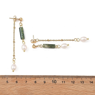 304 Stainless Steel Stud Earrings EJEW-JE07386-01-1