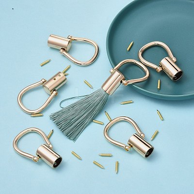 Alloy Swivel Clasps PALLOY-Z003-06G-1