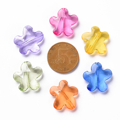 Transparent Acrylic Beads TACR-S154-32B-1