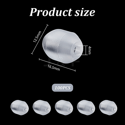 100Pcs PVC Beads KY-GA0001-36B-1