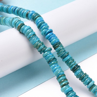 Shell Beads Strands SSHEL-E571-49J-1