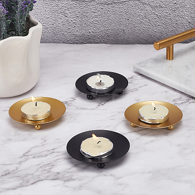 Iron Candle Holder DJEW-FH0001-03-1