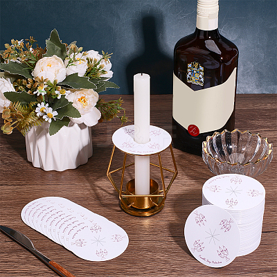 Paper Candle Dust Covers for Candle Cups DIY-BC0016-34A-02-1