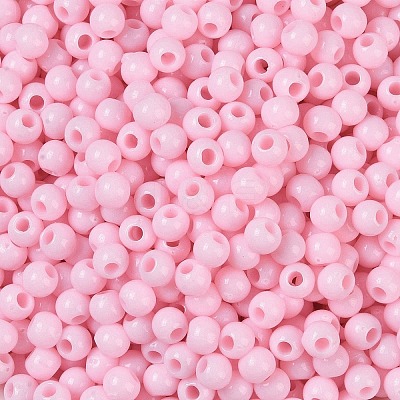 Opaque Acrylic Beads SACR-A007-01A-01-1