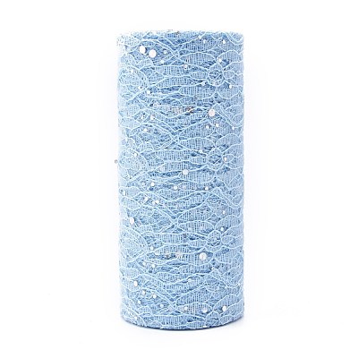 Glitter Sequin Deco Mesh Ribbons OCOR-K004-A04-1