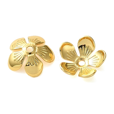 Brass Bead Caps KK-C260-20B-G-1