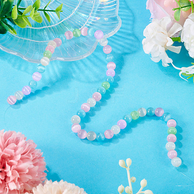 1Strand Cat Eye Beads Strands CE-TA0013-57B-1
