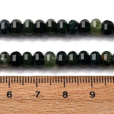 Natural Moss Agate Beads Strands G-P587-D09-01-1
