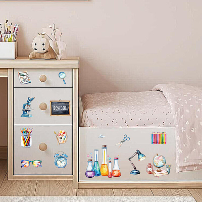 3 Sheets 3 Styles PVC Waterproof Decorative Stickers DIY-WH0404-563-1