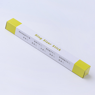 4 Types Measuring Size Plastic Ring Size Sticks TOOL-R106-05-1
