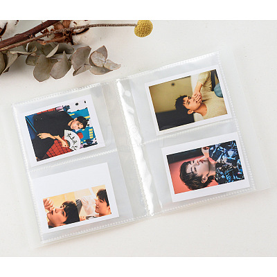 Mini Plastic Photo Albums DIY-WH0162-92-1