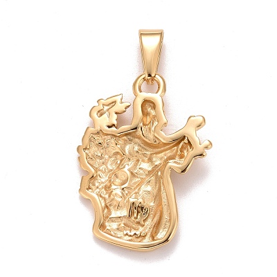 Ion Plating(IP) 304 Stainless Steel Pendants X-STAS-D165-14G-07-1