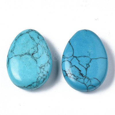 Synthetic Turquoise Pendants G-N0326-74I-1