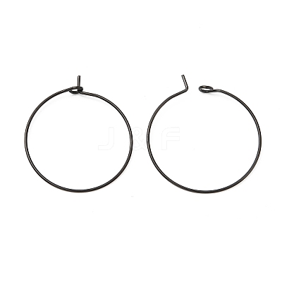 316L Surgical Stainless Steel Hoop Earring Findings LS-X-STAS-D164-01B-1