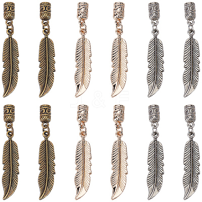 18Pcs 3 Colors Alloy Cord Ends FIND-GF0009-75-1