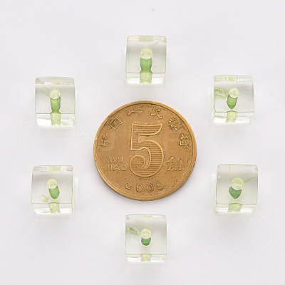 Transparent Acrylic Beads TACR-S154-12A-83-1