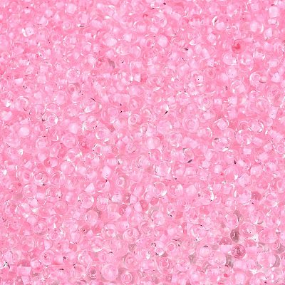 8/0 Inside Colours Transparent Glass Seed Beads X1-SEED-T007-06G-1