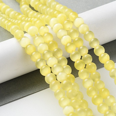 Cat Eye Beads Strands CE-R002-6mm-09-1