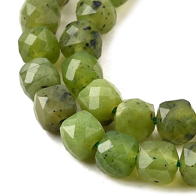 Natural Canadian Jade Beads Strands G-G259-C03-4x4mm-1