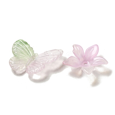 Imitation Jelly Acrylic Beads OACR-H039-02E-1