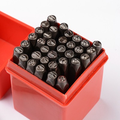 Iron Metal Stamps AJEW-D019-03A-1