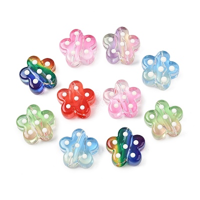 Transparent Acrylic Beads OACR-P035-03A-M-1