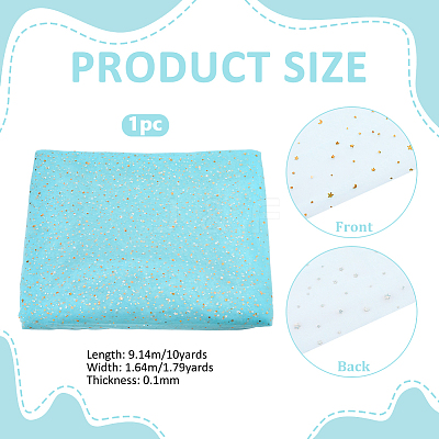 10 Yards Polyamide Mesh Background Fabric DIY-FG0008-72B-1