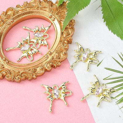 Rack Plating Alloy Connector Charms FIND-YW0001-93B-1