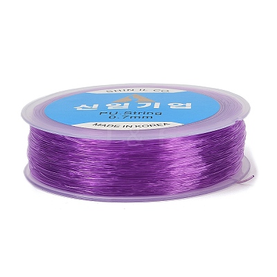 Korean Round Crystal Elastic Stretch Thread EW-Z002-01-0.7mm-1