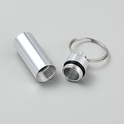 Aluminum Keychain Hanging Bottle DIY-WH0888-374B-1