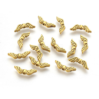 Tibetan Style Alloy Beads TIBEB-A11-3712-AG-FF-1