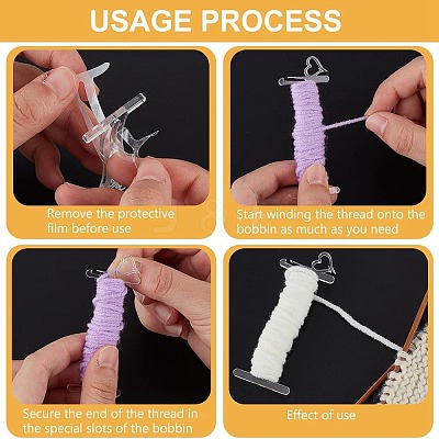 Acrylic Floss Bobbin TOOL-BC0002-79A-1