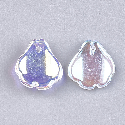 Transparent Glass Pendants GGLA-S010-05B-1