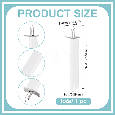 1Pc Plastic with Iron Bead Knotting Tool TOOL-WR0001-10B-1
