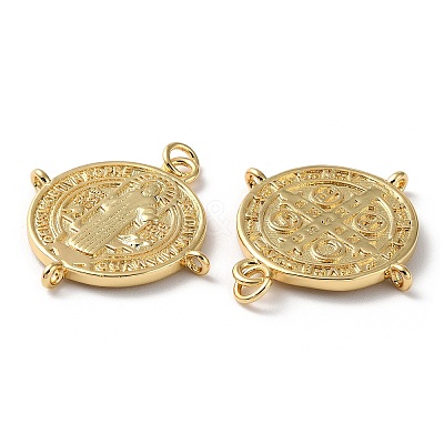 Rack Plating Brass Pendants KK-M254-13B-G-1