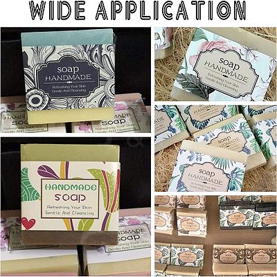 Soap Paper Tag DIY-WH0399-69-003-1