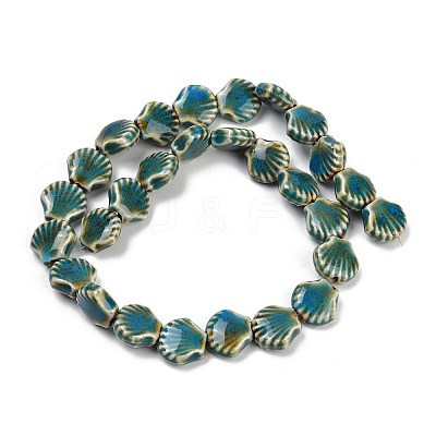 Handmade Porcelain Beads Strands PORC-Q002-01A-02-1