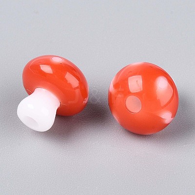 Opaque Acrylic Beads OACR-N152-04A-1