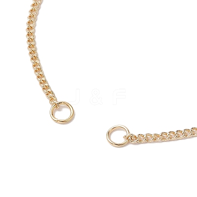 2Pcs 2 Colors 304 Stainless Steel Curb Chain Bracelet Slider Making AJEW-JB01244-1