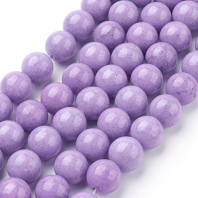 Natural Mashan Jade Round Beads Strands G-D263-10mm-XS24-1