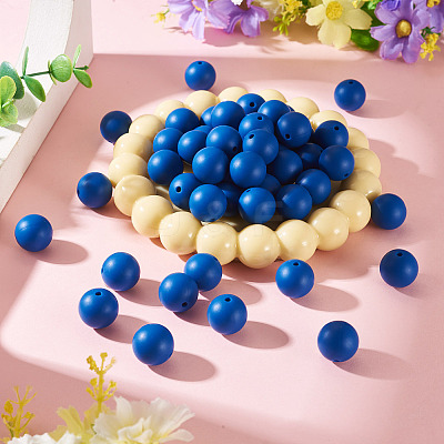 50Pcs Food Grade Eco-Friendly Silicone Beads SIL-TADJ0001-03G-1