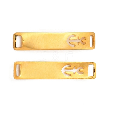 201 Stainless Steel Connector Charms STAS-D244-31G-C-1