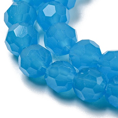 Imitation Jade Glass Beads Stands EGLA-A035-J6mm-D07-1