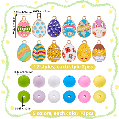 DIY Easter Jewelry Making Kit DIY-BM0001-82-1