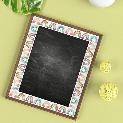 Rainbow Bulletin Board Border Stickers Roll DIY-K038-02-1