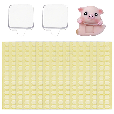Square Acrylic Duble Sided Stickers DIY-WH0678-62A-1