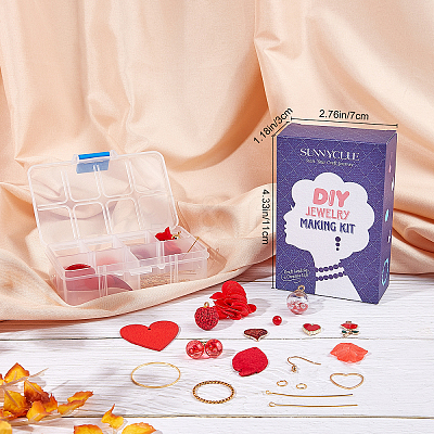 DIY Dangle Earring Making Kits DIY-SC0012-33-1
