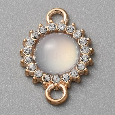 Alloy Crystal Rhinestone Connector Charms ALRI-TAC0001-19L-1
